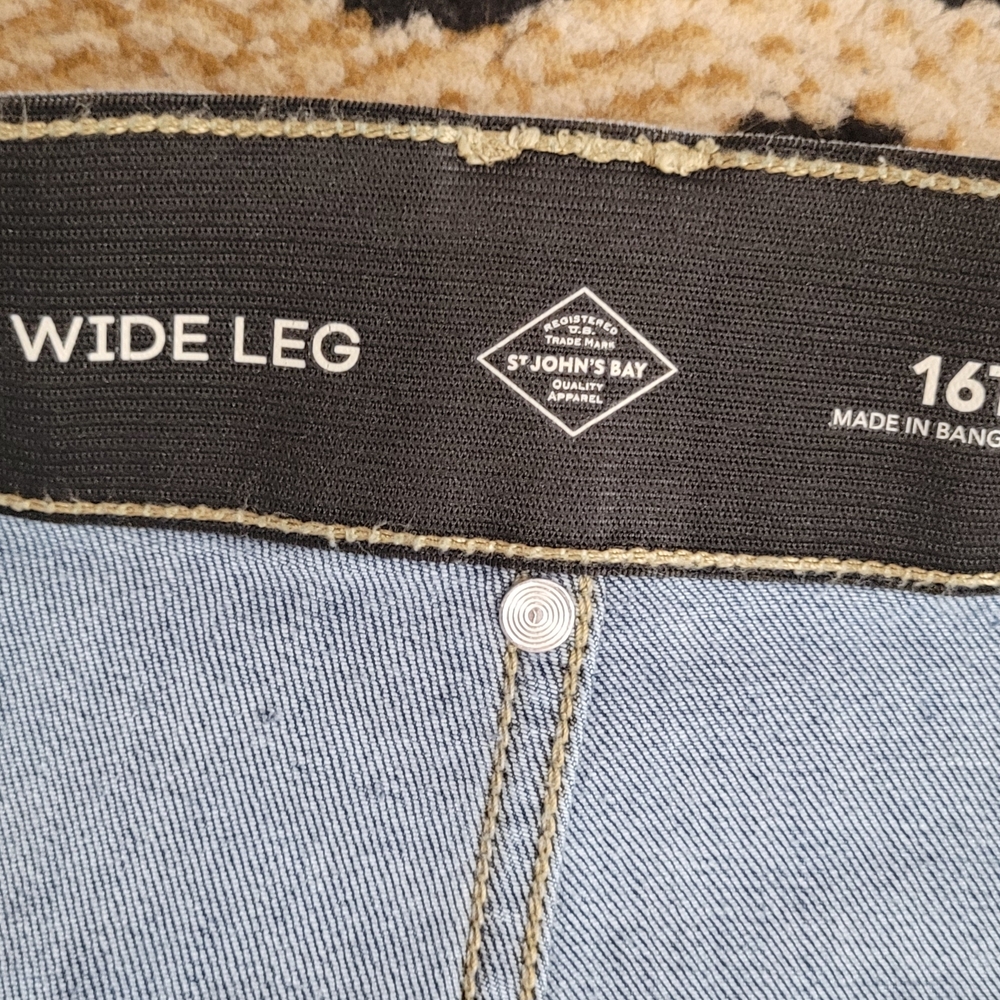 St. John's Bay Denim Flare Jeans - Picture 2 of 4